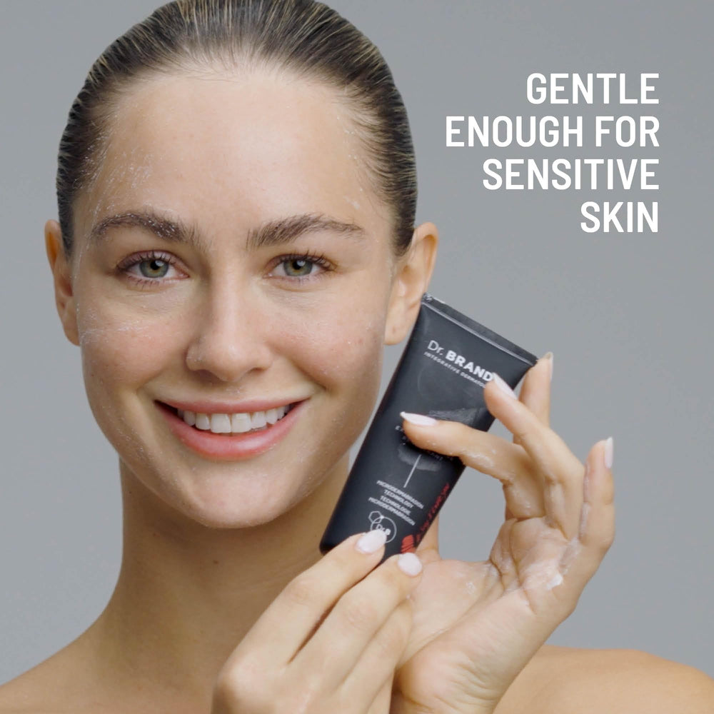 AHAs in Dr. Brandt exfoliator ready to refine texture and surface
