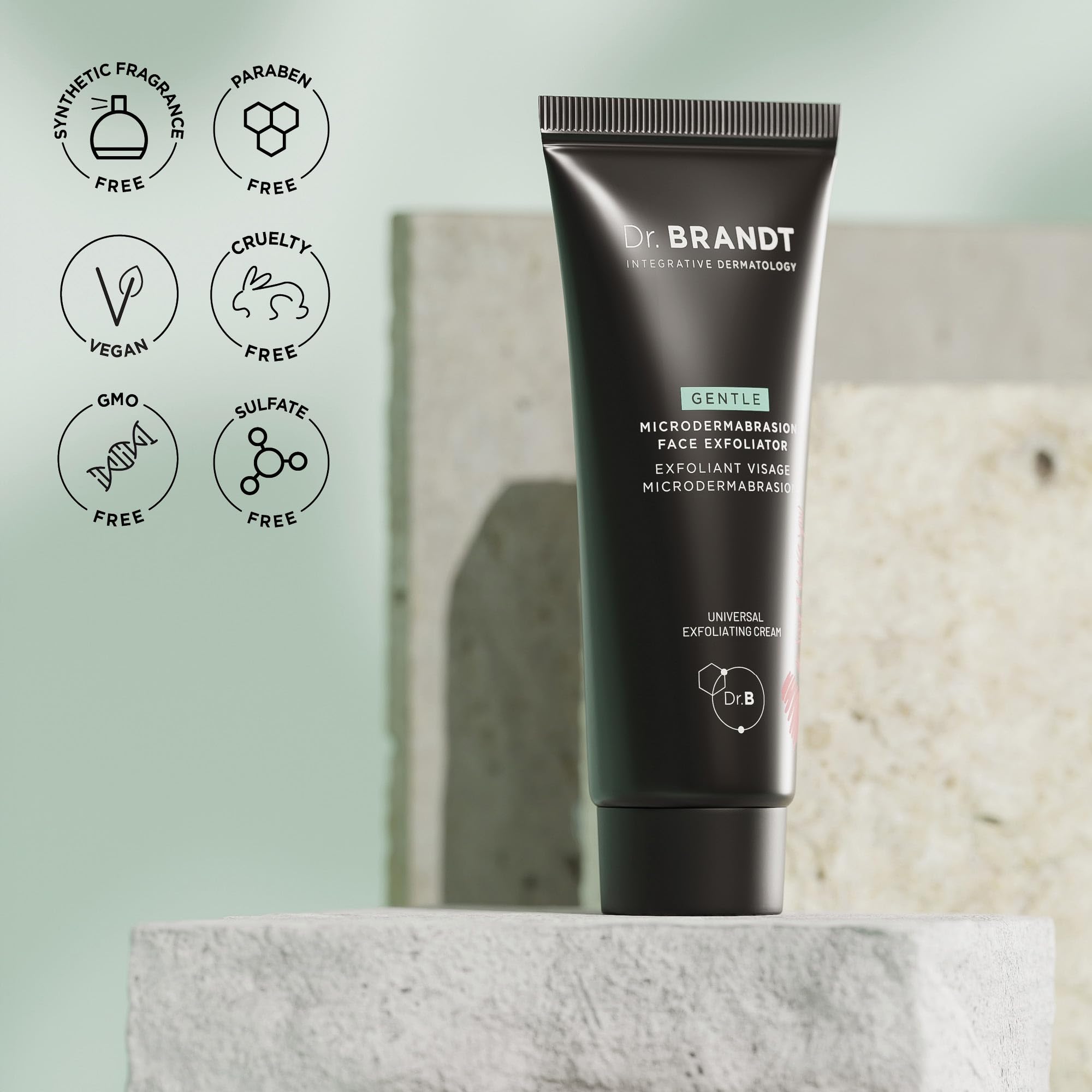 Doctor-designed formula image representing clinical skincare heritage from Dr. Brandt