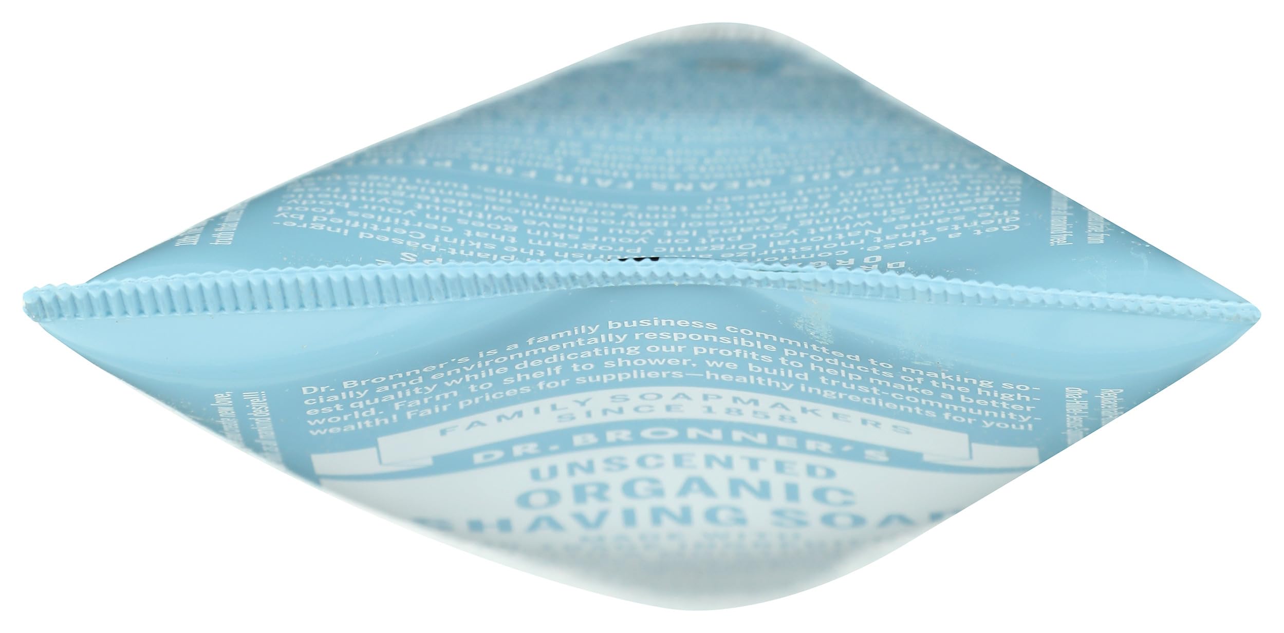 Dr. Bronner's aerosol-free formula delivers a smooth shave without propellants.