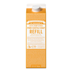 dr-bronners carton-refill shows reduced-plastic packaging for eco-friendly refills.