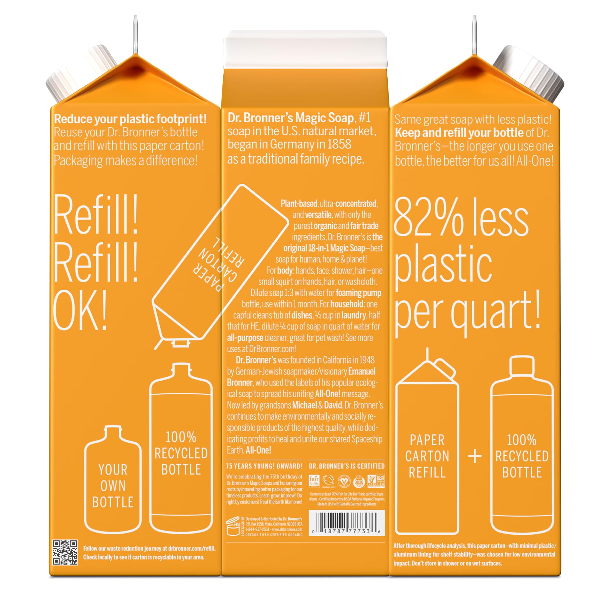dr-bronners citrus-oils-closeup features fragrant citrus oils for fresh-clean tasks.
