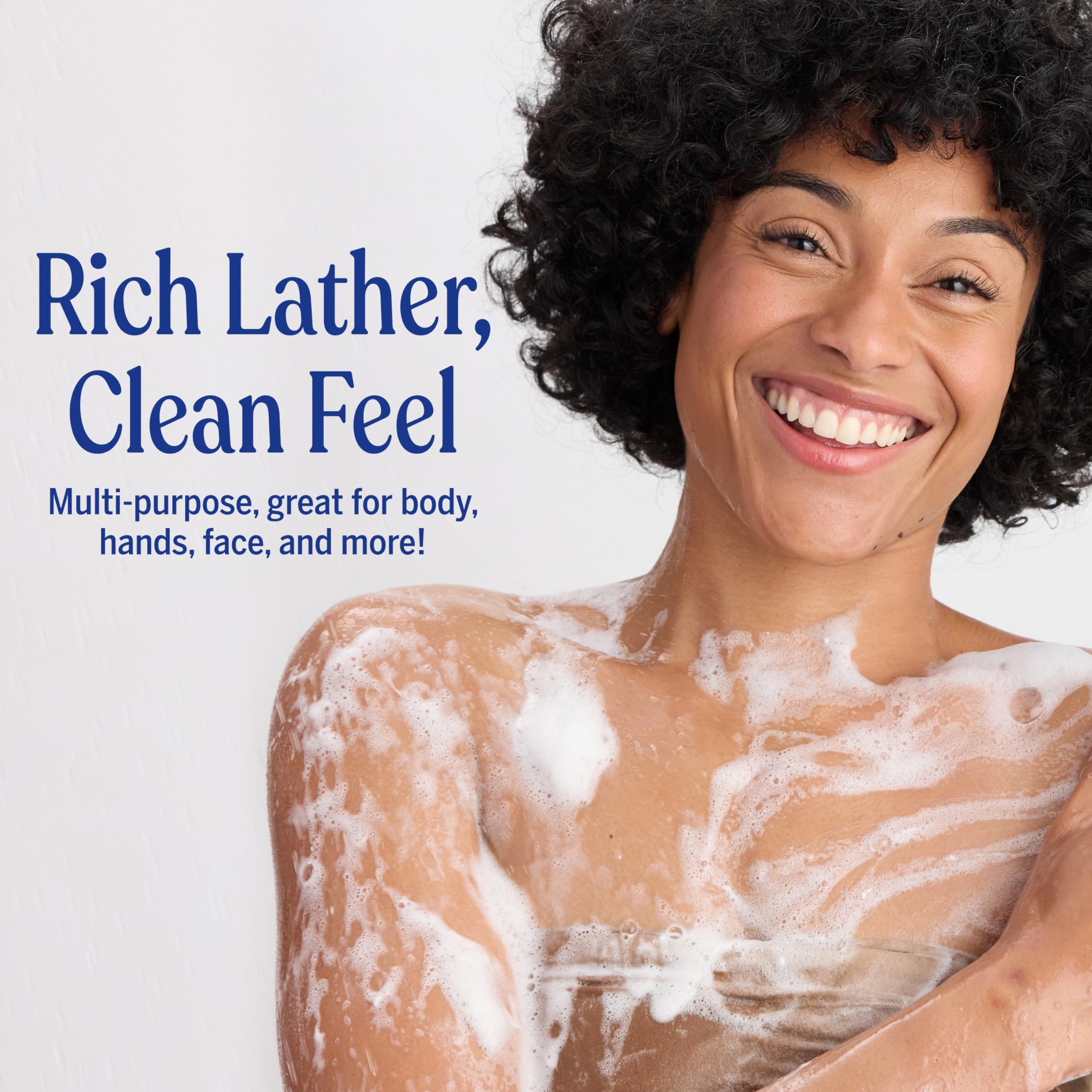 Dr. Bronner's eco-packaging with post-consumer recycled bottle reinforces reducing waste.