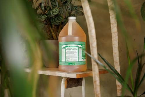 Dr. Bronner's fair trade ingredients icon highlights ethical, organic formulation.
