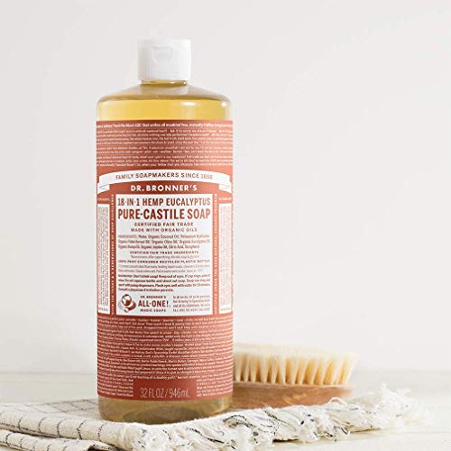 Dr. Bronner's soap made with organic, fair trade ingredients for an ethical choice.