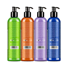 Dr. Bronner's Organic Lotion orange lavender bottle adds bright, balanced skin feel.