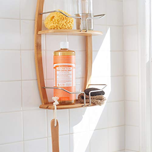 Dr. Bronner's organic oils with fair trade ingredients emphasize sustainable sourcing.