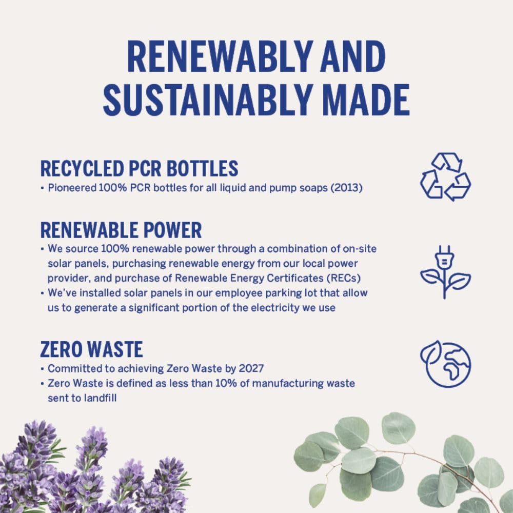 Dr. Bronner's almond scent enhances everyday cleansing rituals.