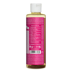 Dr. Bronner's Rose Soap used for dishes captures sudsy, efficient cleaning without harsh chemicals.