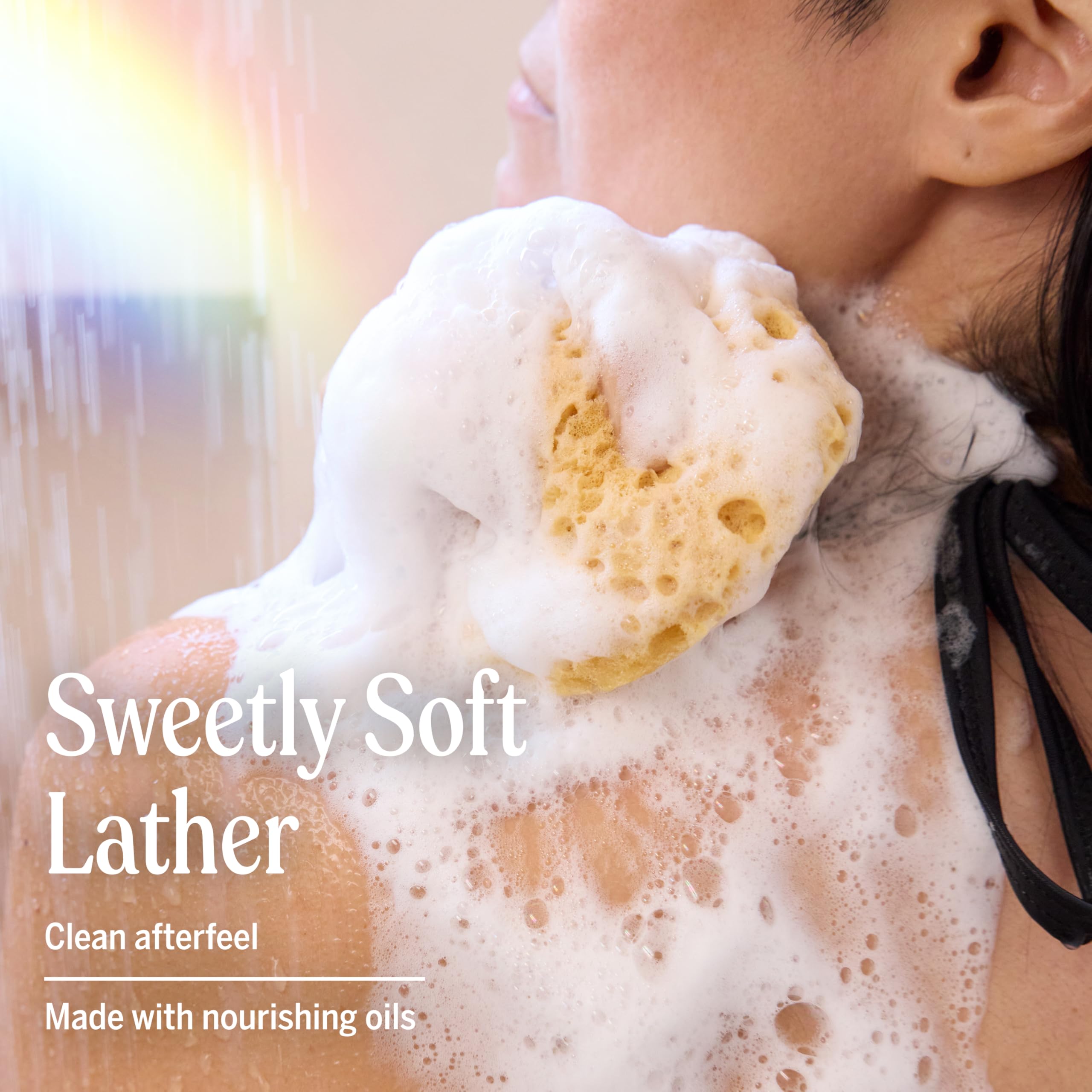 Dr. Bronner's Tea Tree Sugar Soap for hair, cleanses and refreshes