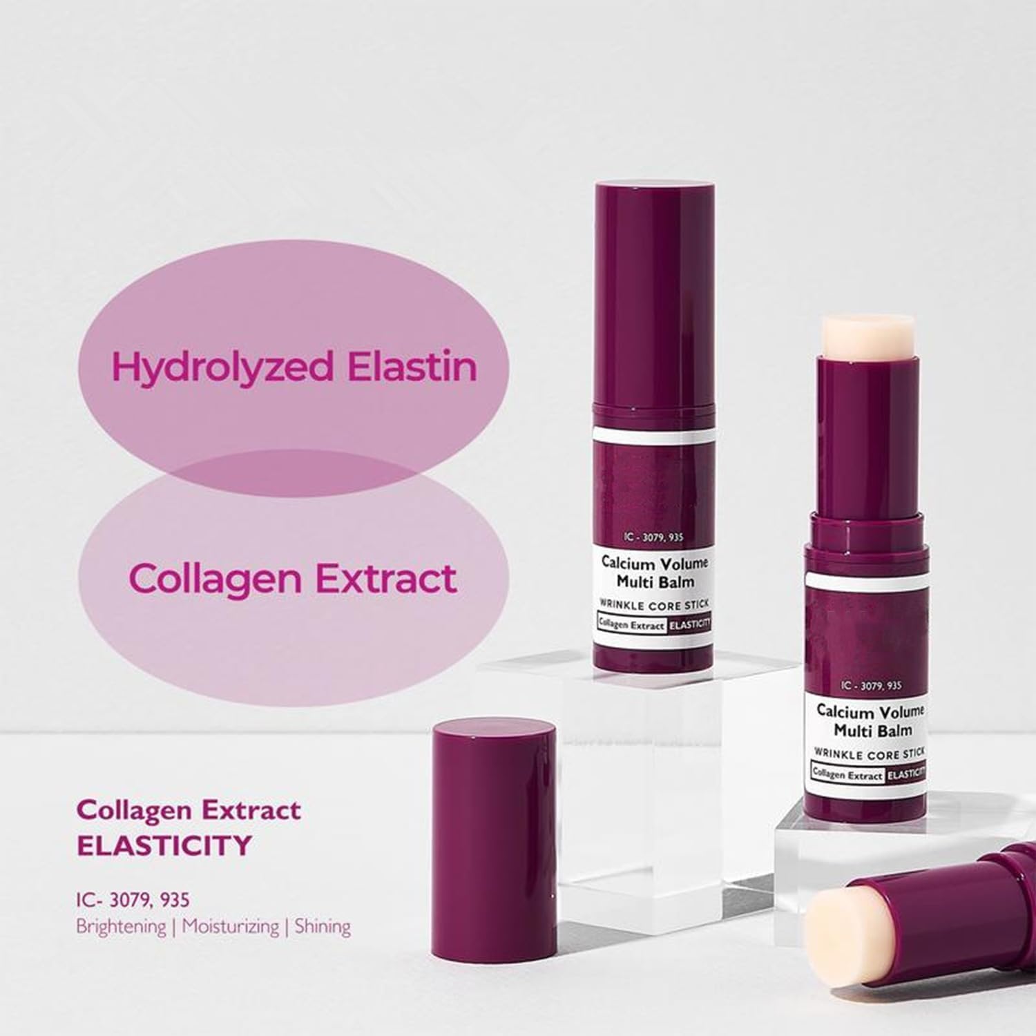 Dr.Cemenrete Calcium Volume Multi Balm on lips and face for easy absorption.