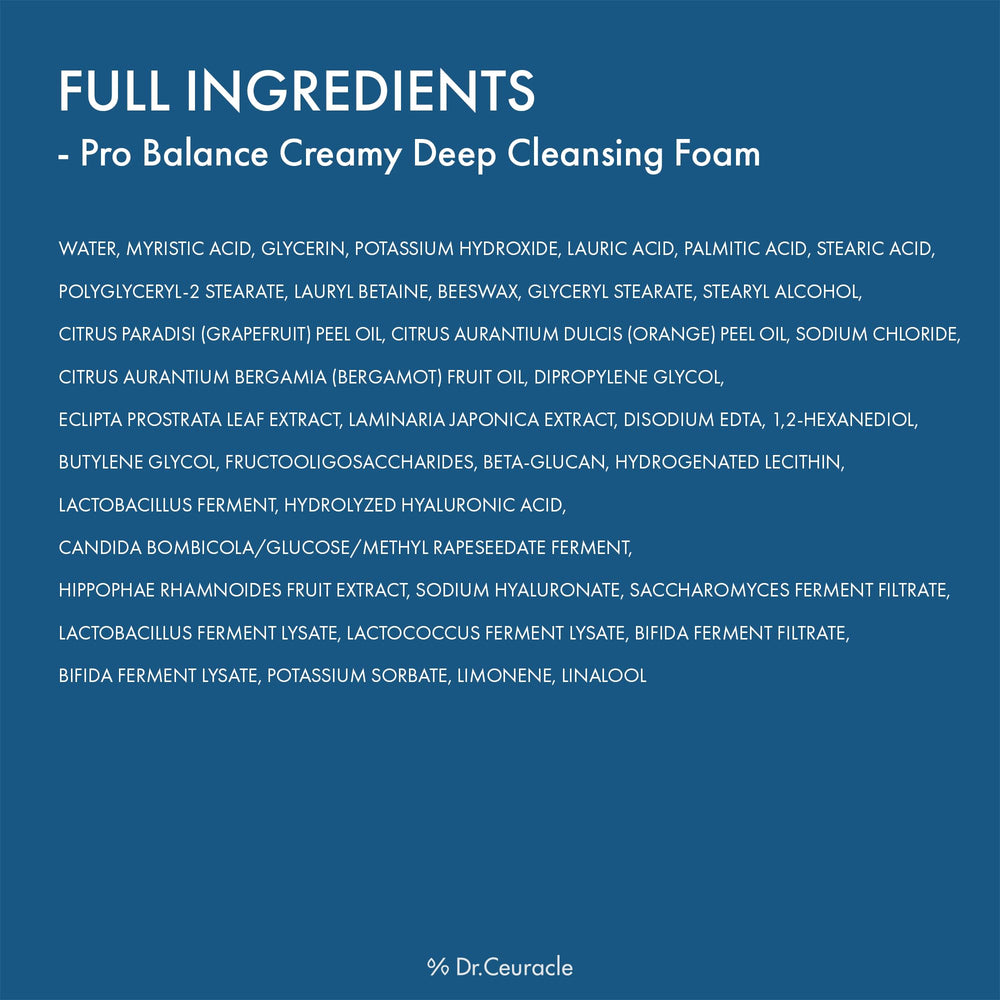 Dr.Ceuracle Pro Balance cleanser in hand during daily facial cleansing routine.