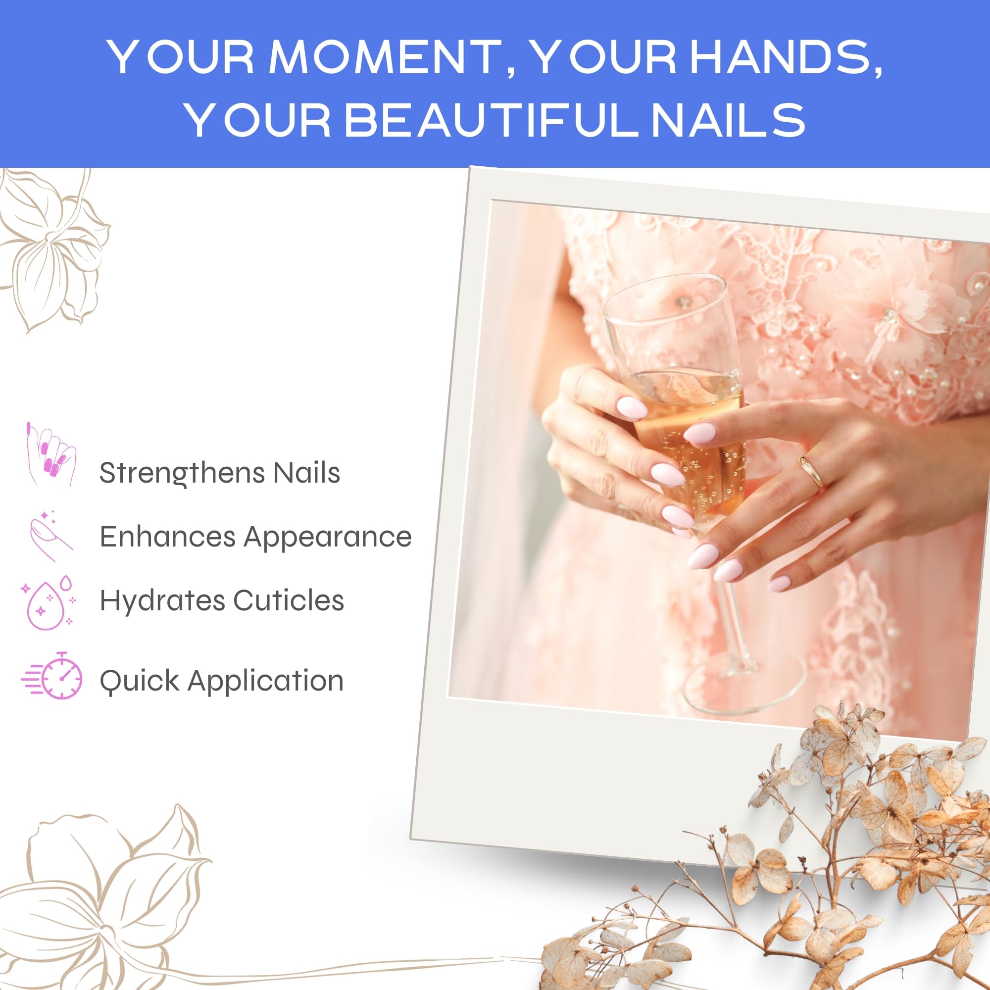 Dr. Dana Nail Repair Kit hydrator application provides moisture for flexible nails