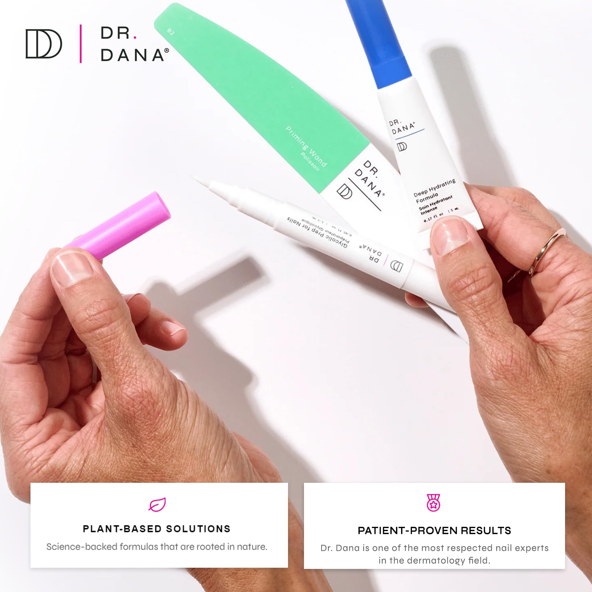 Dr. Dana Nail Repair Kit priming wand helps even application and shine