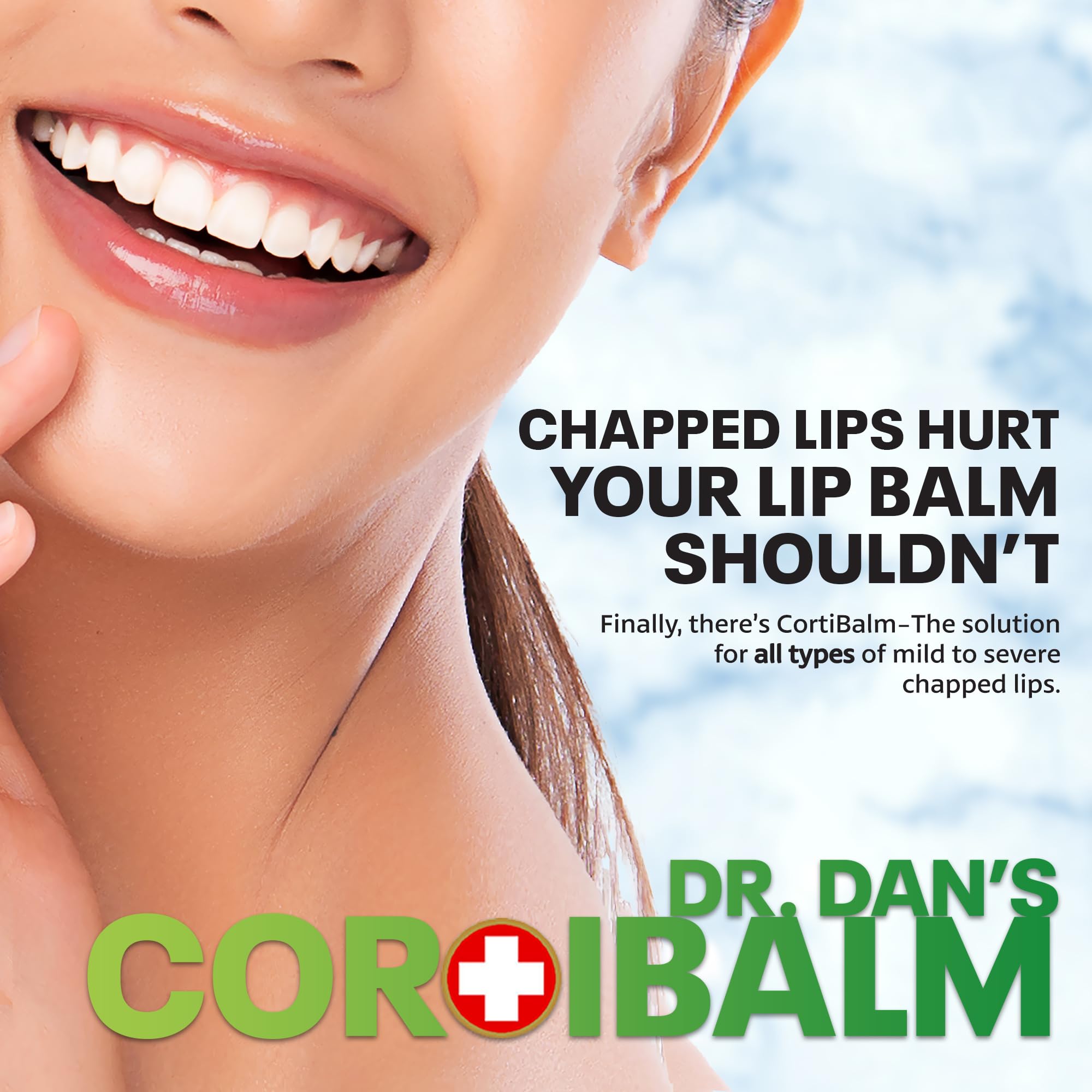 Dr. Dan's Cortibalm jar spread demonstrates smooth balm texture.