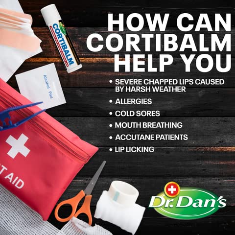 Dr. Dan's Cortibalm texture closeup showcases creamy, soothing balm