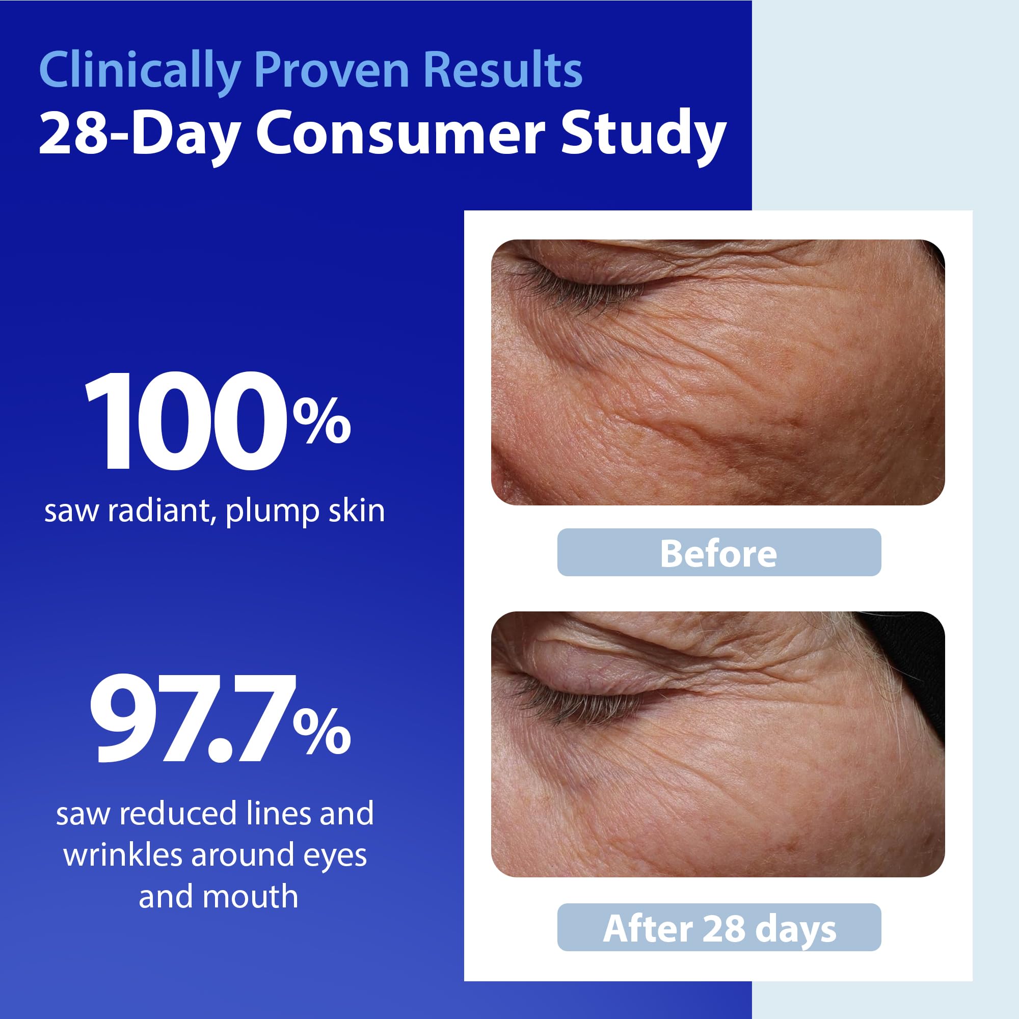 Dr. Denese HydroShield serum on hand showing quick absorption