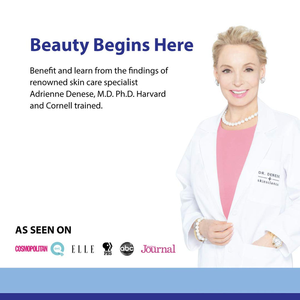 Dr Denese triple-strength neck smoother closeup highlights hyaluronic acid benefits