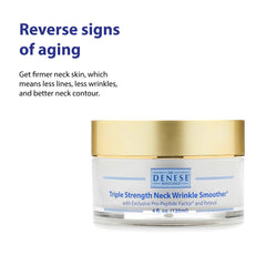 Dr Denese neck smoother texture application demonstrates lightweight hydration