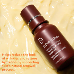 Dr Dennis Gross Advanced Retinol + Ferulic Overnight closeup showing luxe texture.