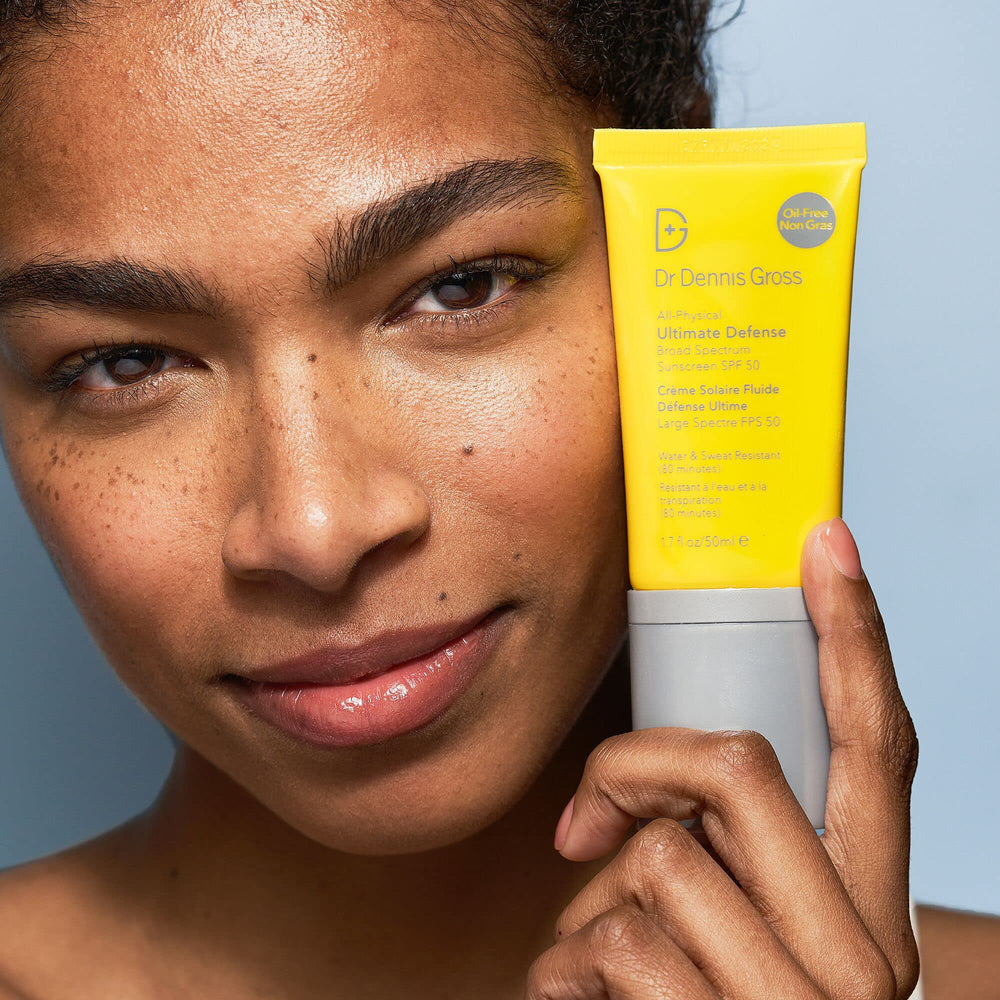 Dr Dennis Gross All-Physical Ultimate Defense Sunscreen cruelty-free label and packaging