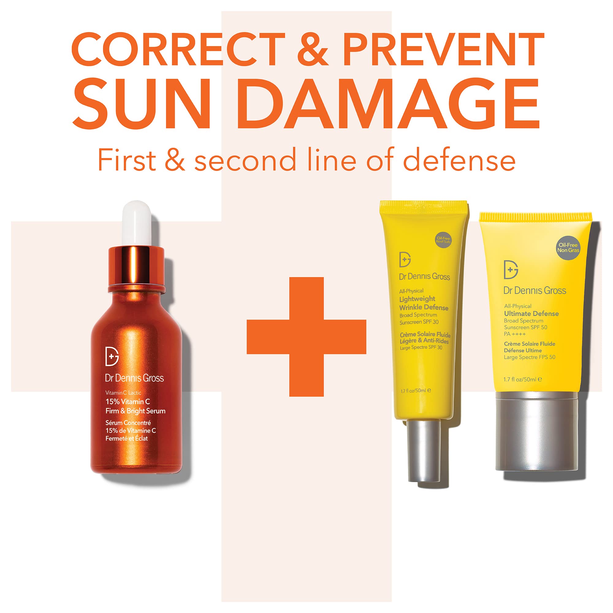 Dr Dennis Gross All-Physical Ultimate Defense Sunscreen UV protection close-up