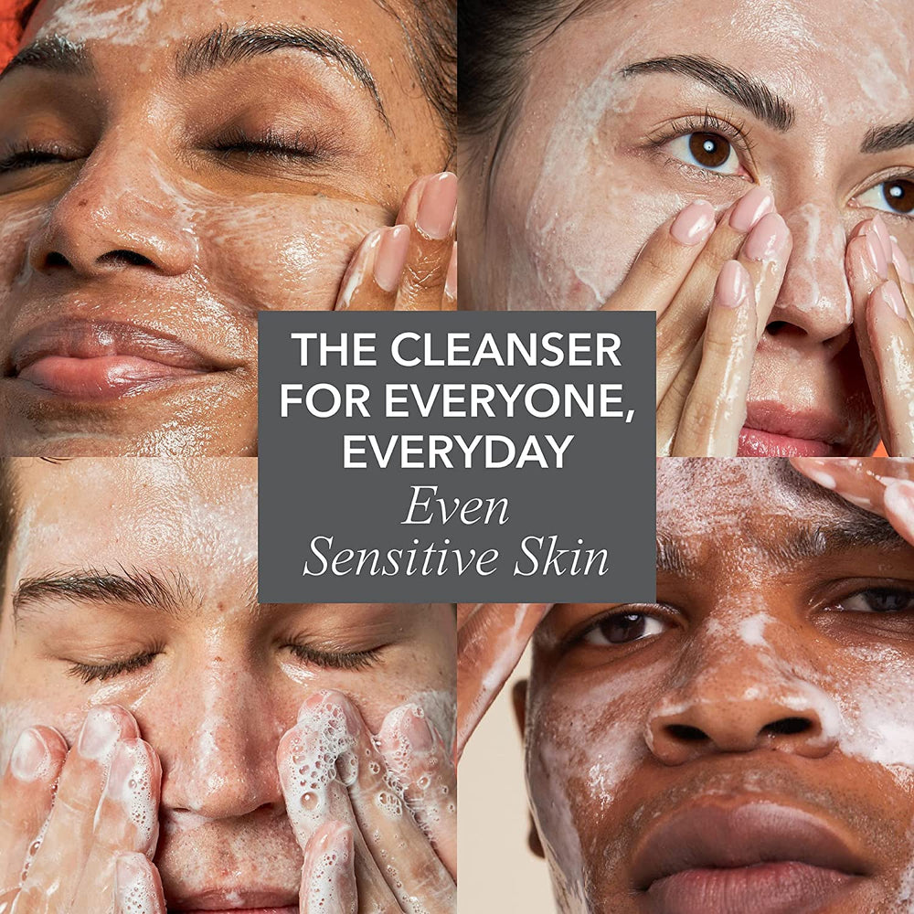 Dr. Dennis Gross Alpha Beta cleanser being applied in routine for refreshed, clean skin.