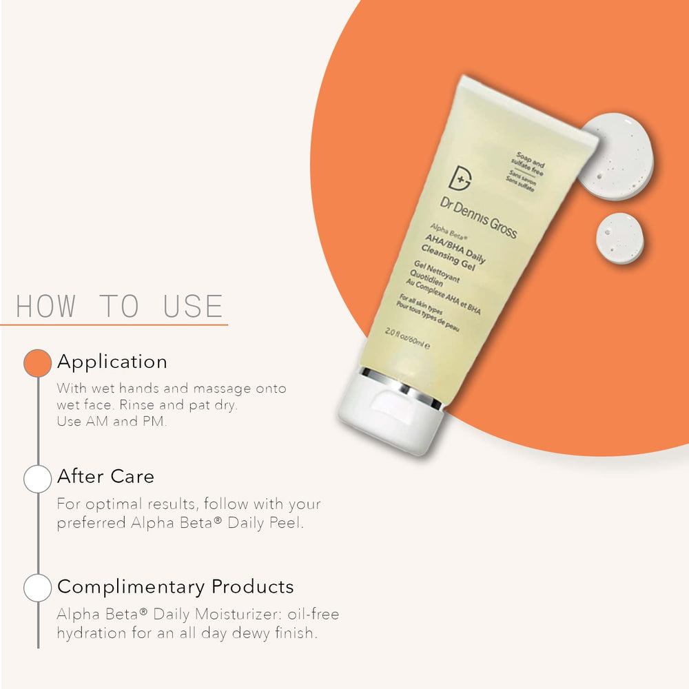 Dr Dennis Gross Alpha Beta Daily Cleansing Gel fragrance notes jasmine clove grape aroma.