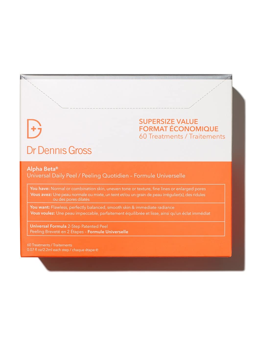 Dr Dennis Gross Alpha Beta Universal Daily Peel pour for quick at home exfoliation