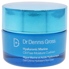 Swatch of Dr Dennis Gross Hyaluronic Marine formula showing gel-cream texture