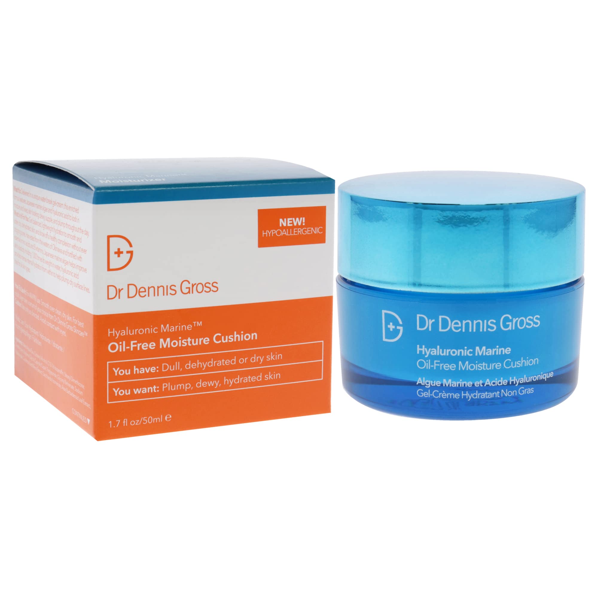 Close-up of Dr Dennis Gross Hyaluronic Marine texture ready for application