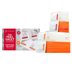 Dr Dennis Gross Peel Vault Kit packshot with 90 treatments for at-home resurfacing and brighter skin.