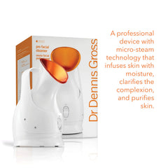 Dr Dennis Gross Pro Facial Steamer portable handle for easy at-home spa.