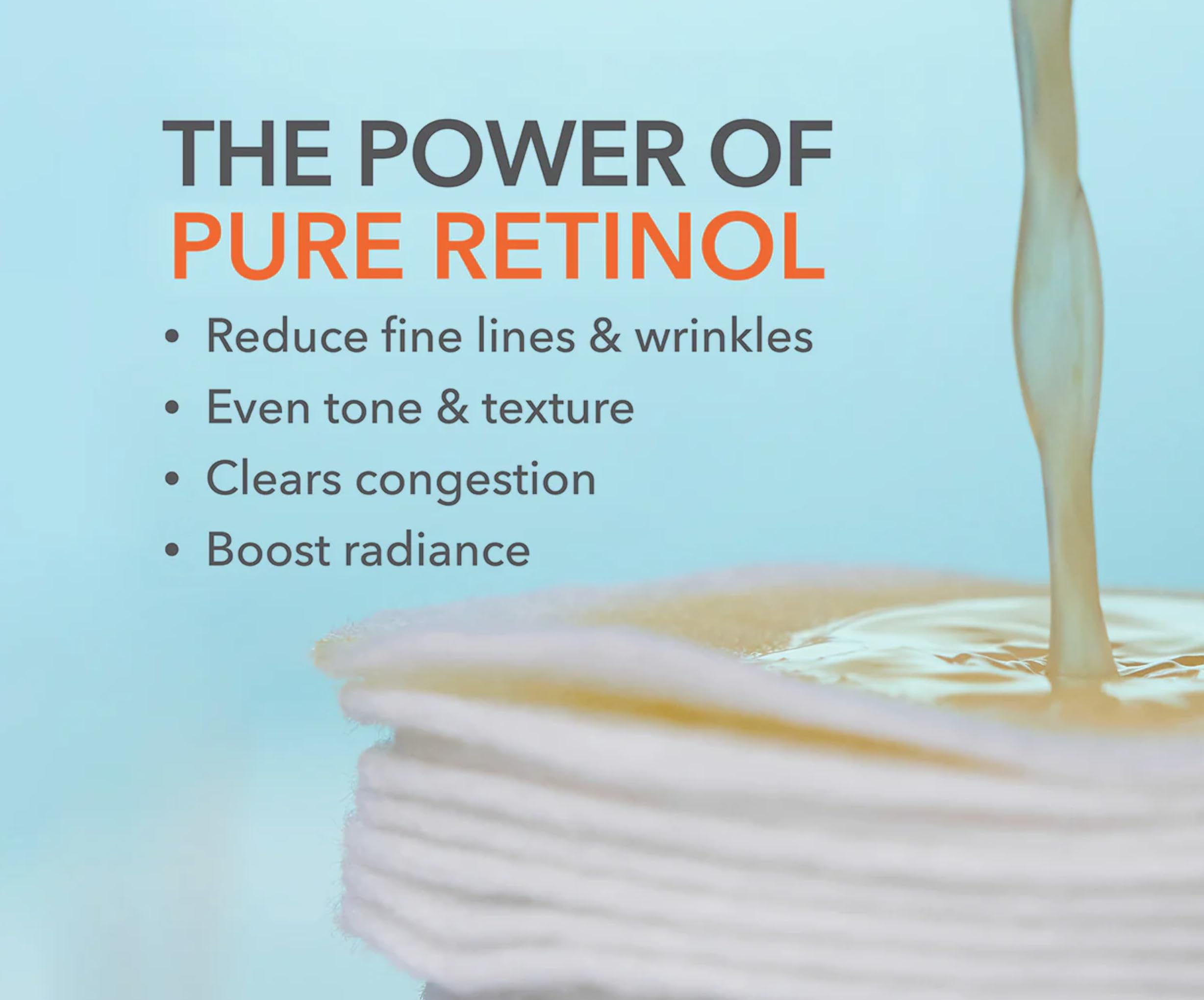 Liquid retinol 0.5% closeup highlighting potent concentration for renewal.