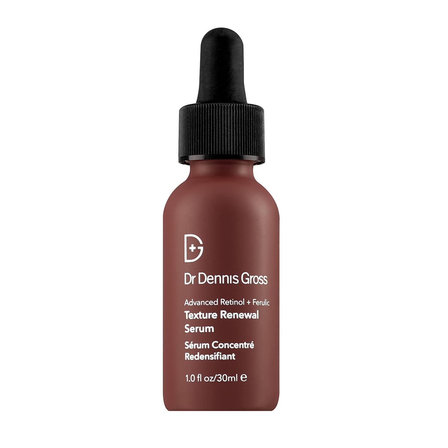 Dr. Dennis Gross texture-renewal application steps showing lightweight texture and quick absorption