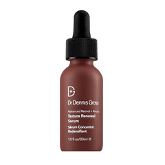 Dr. Dennis Gross texture-renewal application steps showing lightweight texture and quick absorption