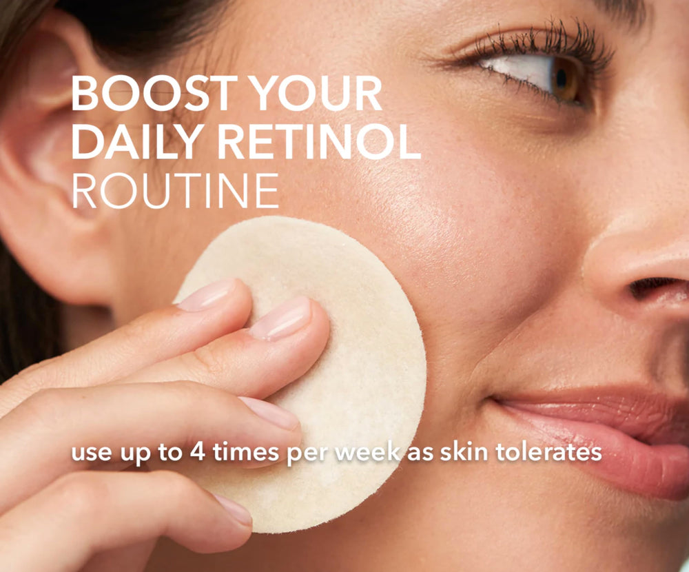 Closeup of smoother skin texture after use.