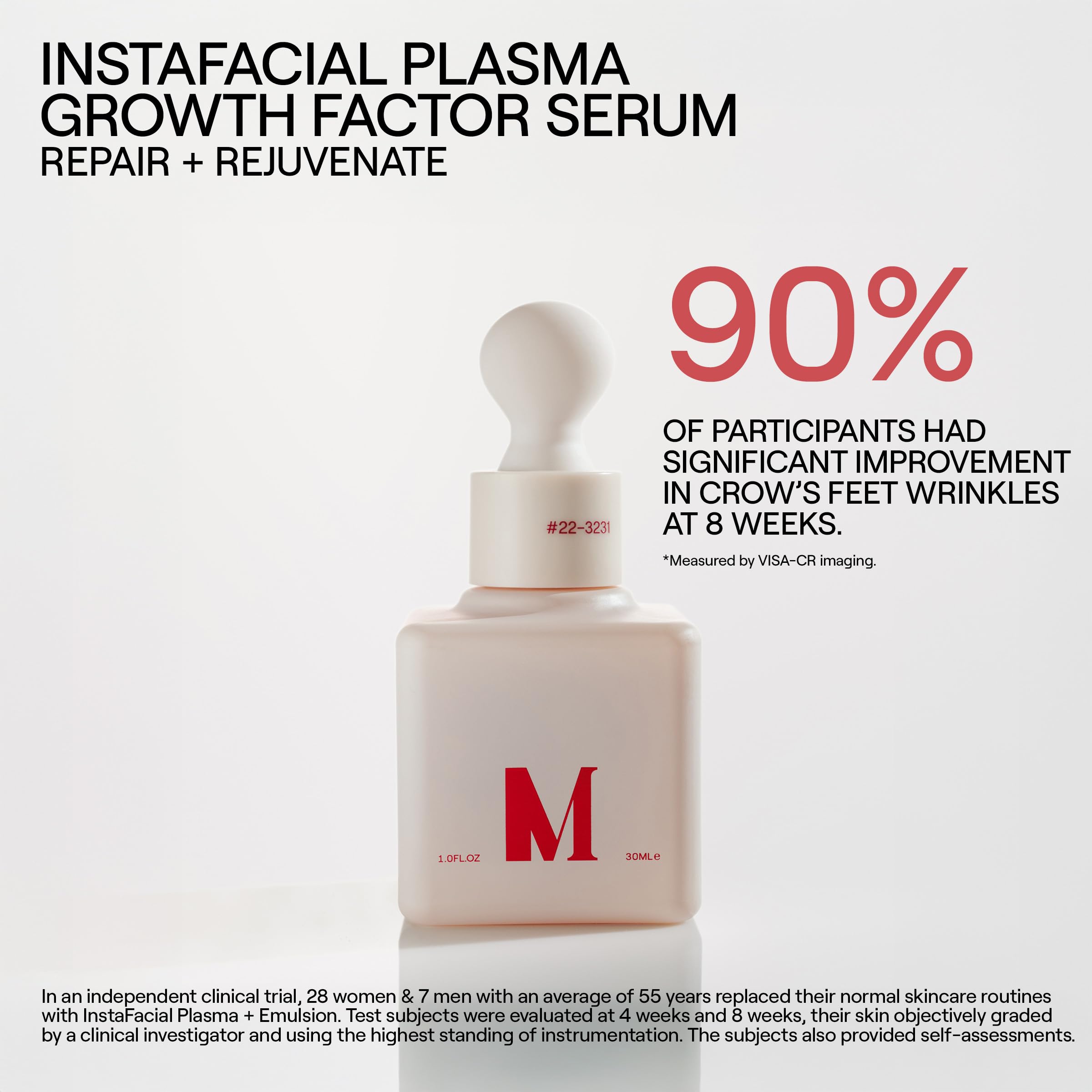 Dr. Diamond's Metacine growth factors ingredients graphic highlights EGF, IGF-1, copper peptides.