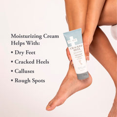 Dr. Foot shea butter ingredients closeup emphasizing nourishing hydration.