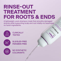 DR.FORHAIR Folligen Silk Treatment demonstrating creamy texture on wet hair for gentle care