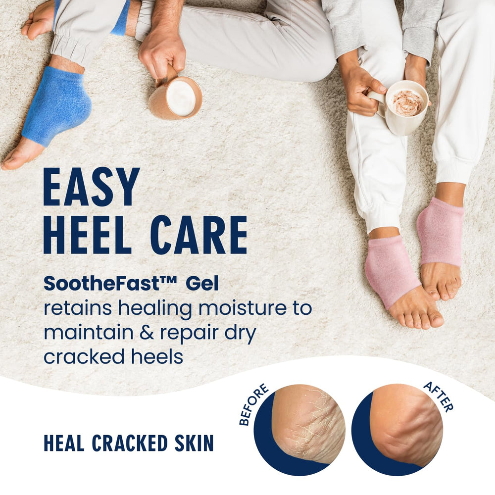 Dr. Frederick's Original gel-lined interior seals moisture for soft feet.
