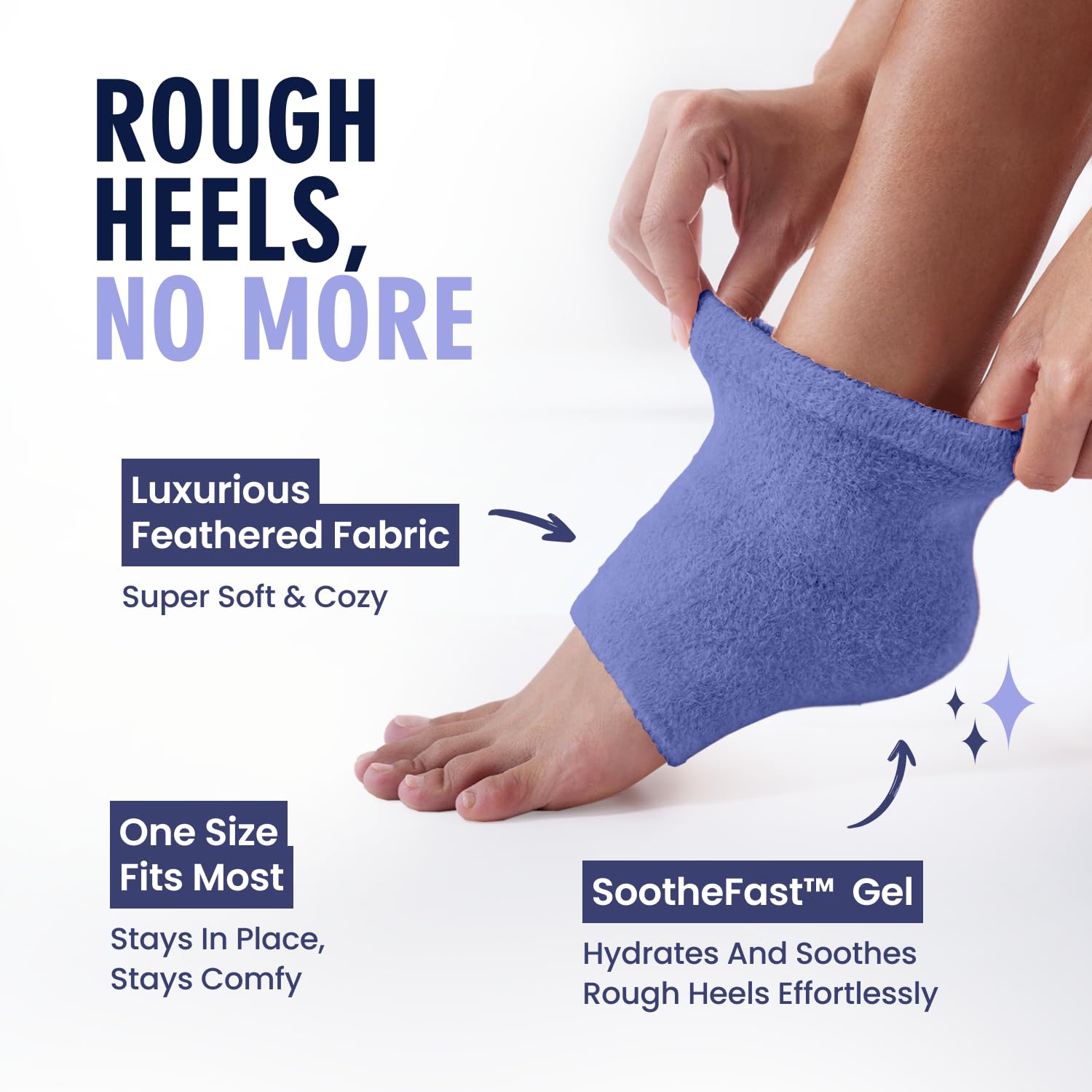 Dr. Frederick's Original gel lining close-up highlights moisture-locking comfort.