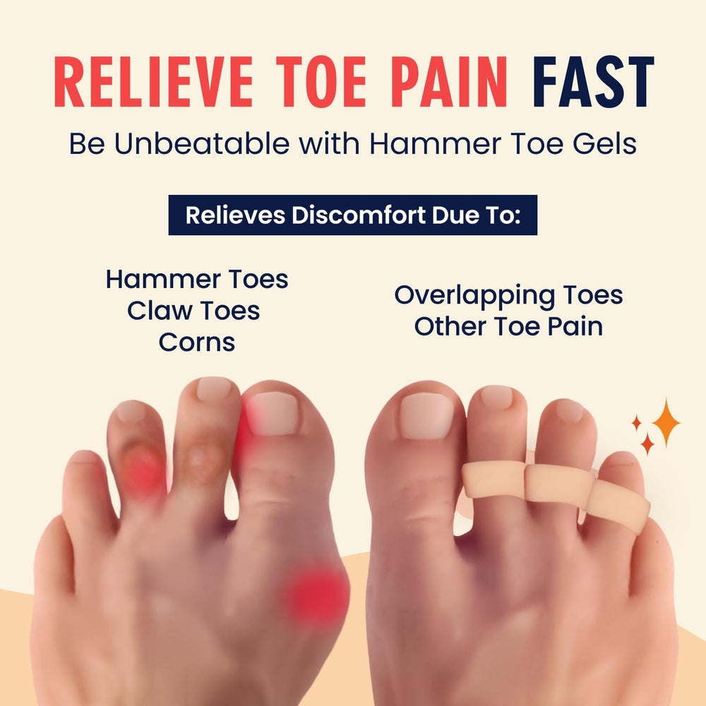 Close-up texture of Dr. Frederick's Original Hammer Toe Corrector Gels showing soft gel.