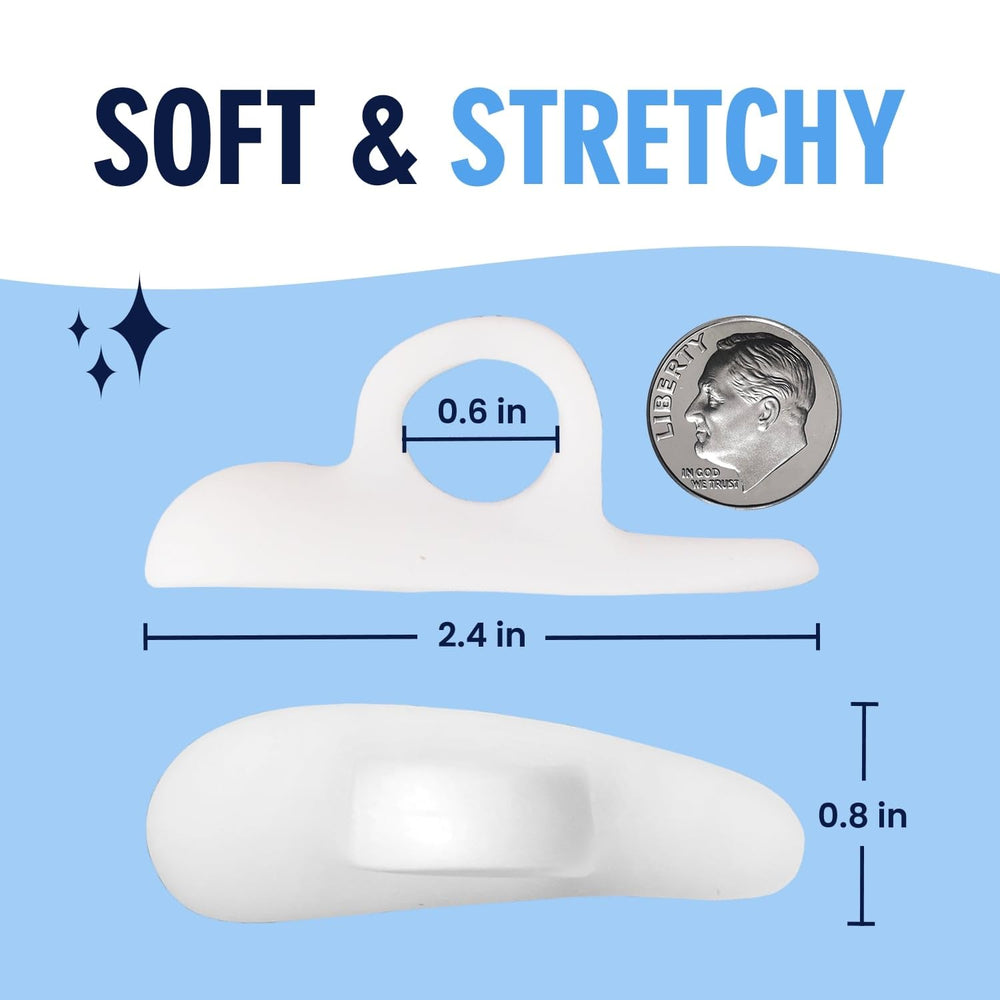 Dr. Frederick's Original Hammer Toe Corrector Gels non-slip breathable gel reduces friction.