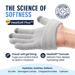 Dr. Frederick's Original HealSoft Plus gel lining closeup with mango butter for deep hydration.