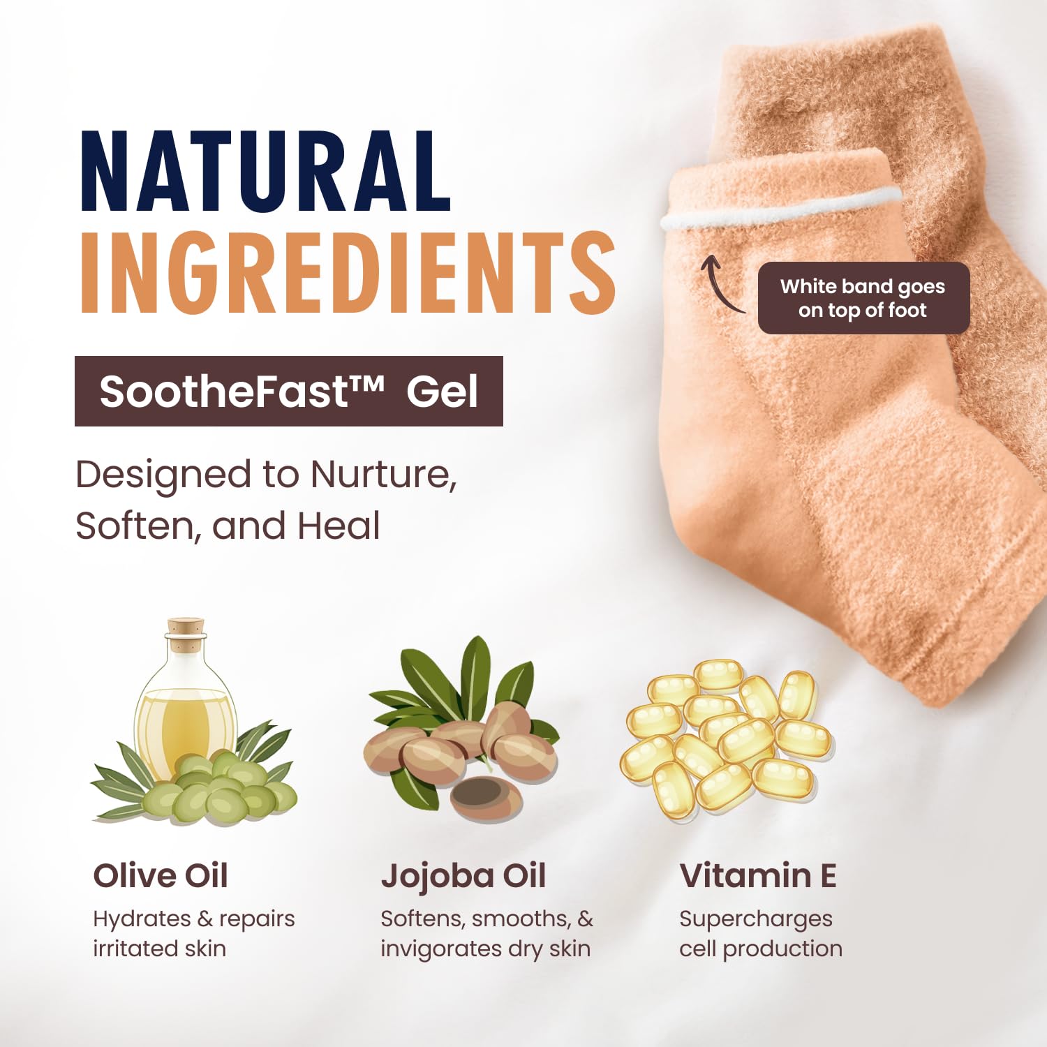 Dr. Frederick's Original Moisturizing Fuzzy Heel Socks color varieties for cozy evenings.