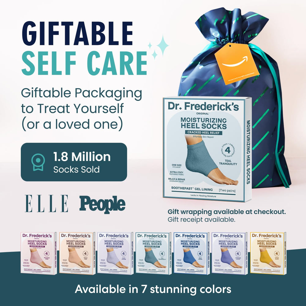 Dr. Frederick's Original gift-ready packaging signals a thoughtful stocking-stuffer option