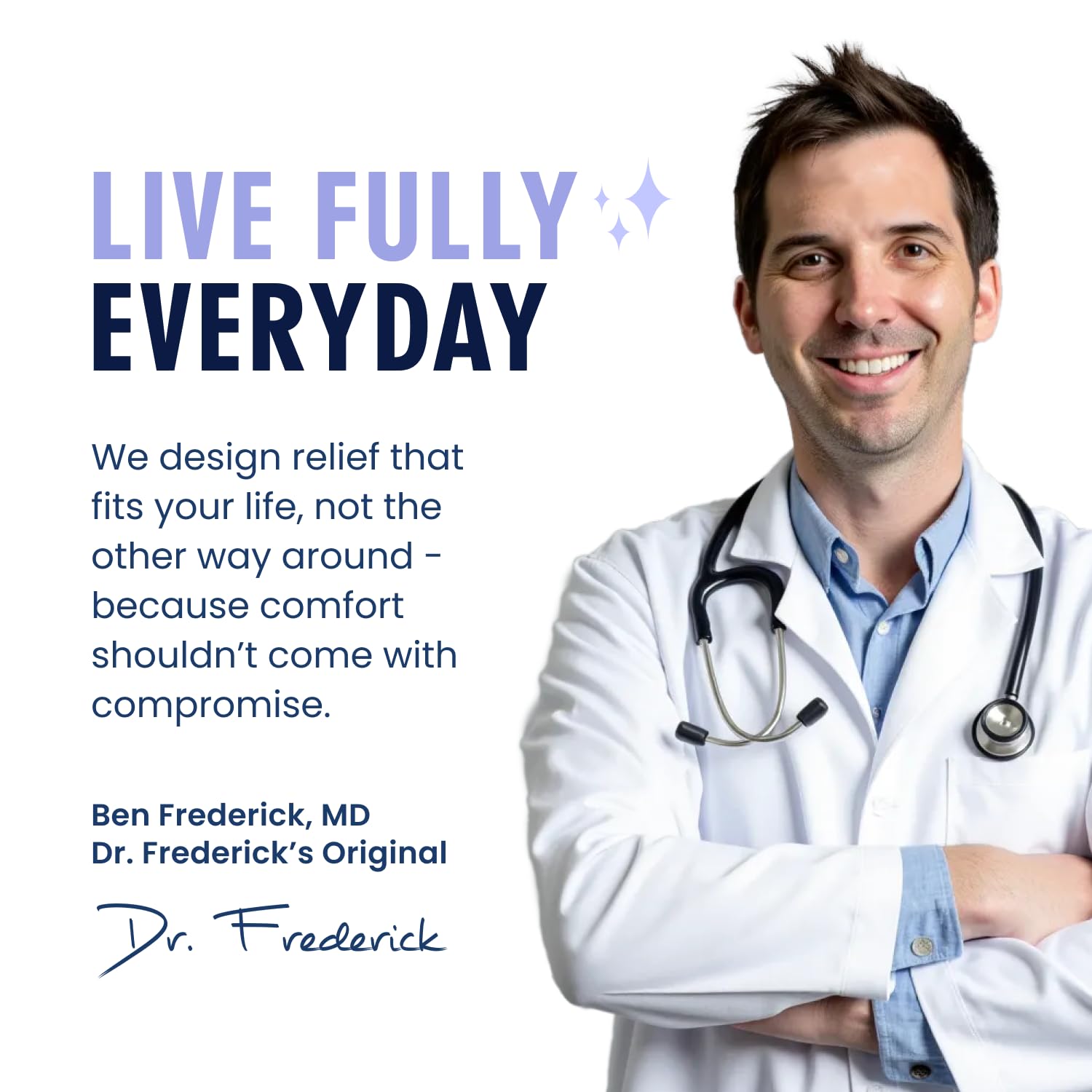 Dr. Frederick's Original two-pair packaging is gift-ready.