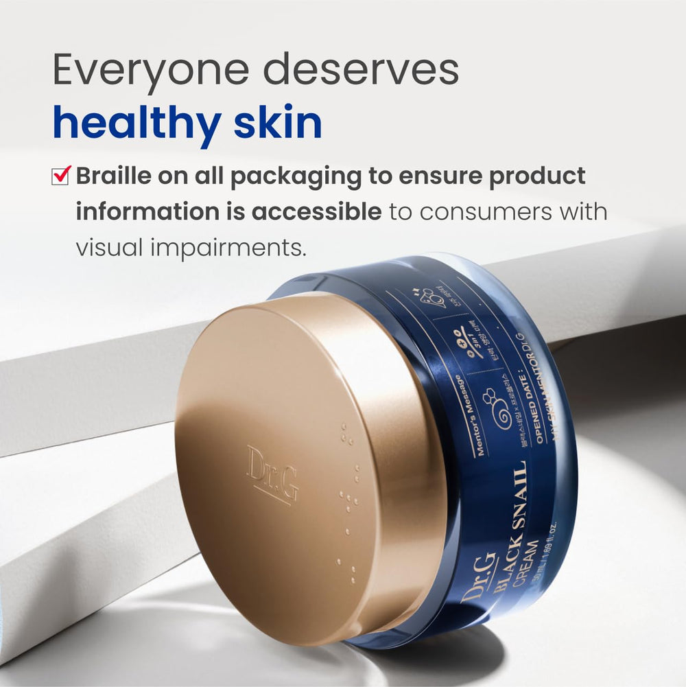 Dr.G Black Snail Cream nightly routine image suggests deep nourishment.