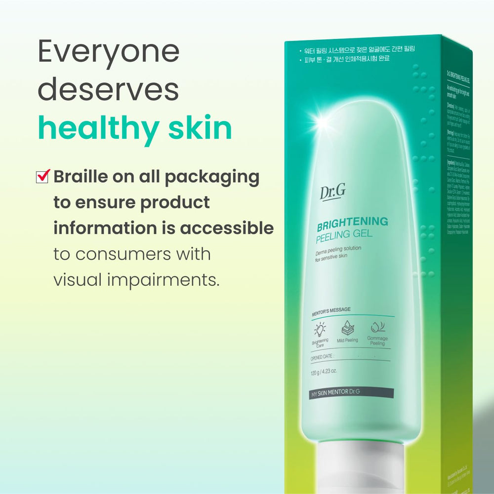 Dr.G product in minimalist bathroom scene for clean skin rituals