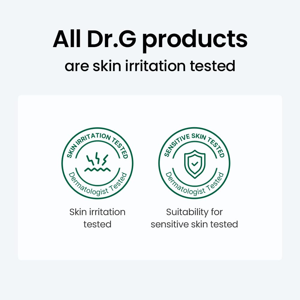Dr.G pH Cleansing Gel Foam at bathroom sink, showcasing daily cleansing setup